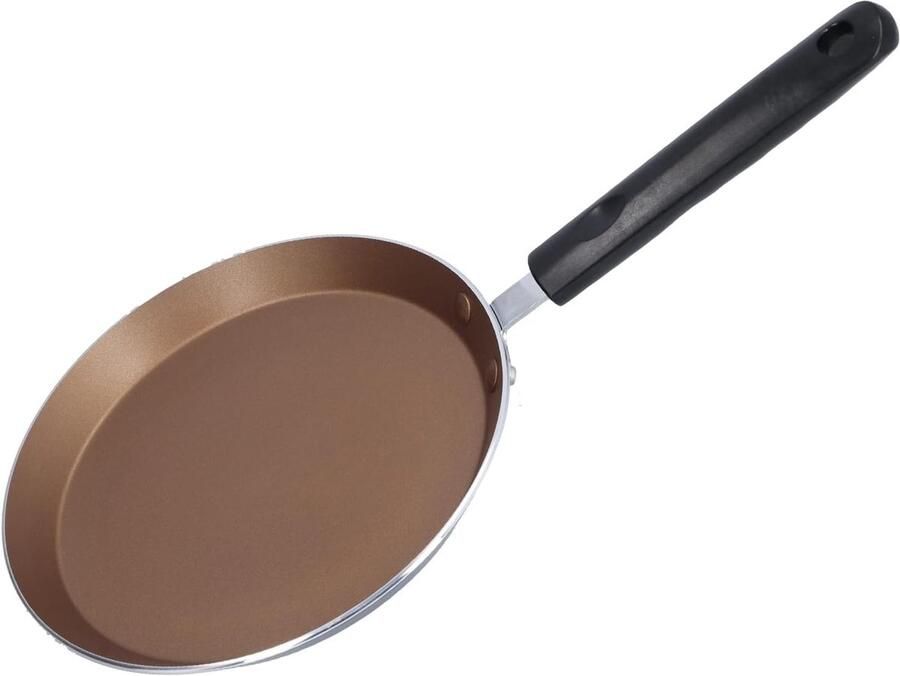 Koekenpan Pannenkoekenpan Omeletpan Ontbijt Maken Medische Steen Anti-aanbak 18 cm Goud