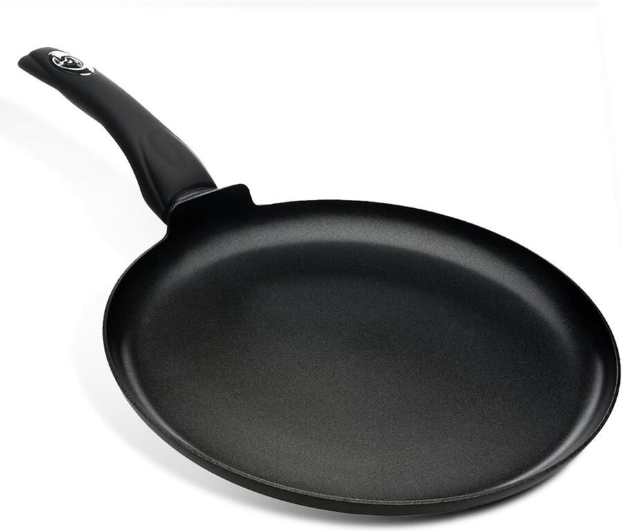 Koekenpan Pannenkoekpan Lekkere Pannenkoeken Maken Anti-aanbaklaag 28 cm Zwart