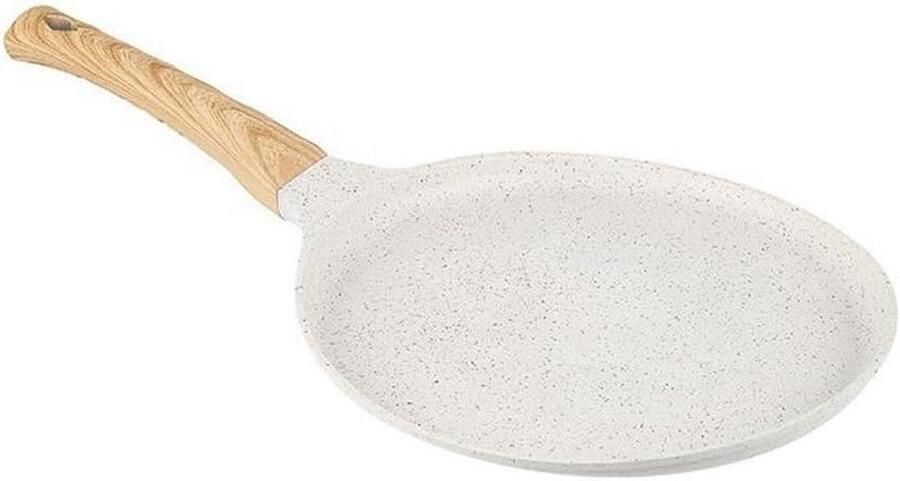 Koekenpan Pannenkoekpan Omelet Ontbijt Maken Antiaanbaklaag 24 cm Zwart