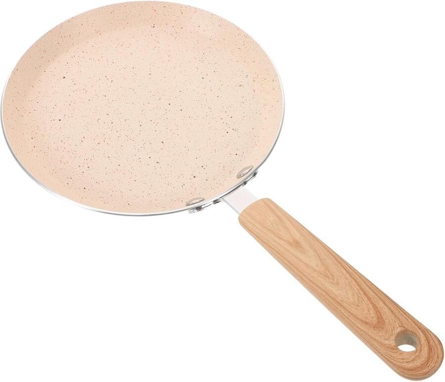 Koekenpan Pannenkoekpan Ontbijt Bakken Antiaanbaklaag 33.7 cm Khaki