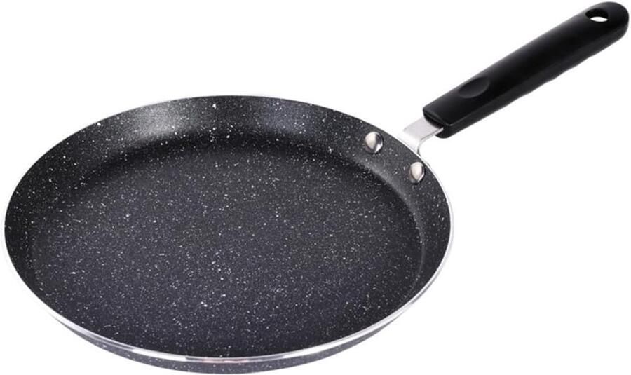 Koekenpan Pannenkoekpan Tawa Lekkere Pannenkoeken Bakken Antiaanbaklaag 26 cm Zwart