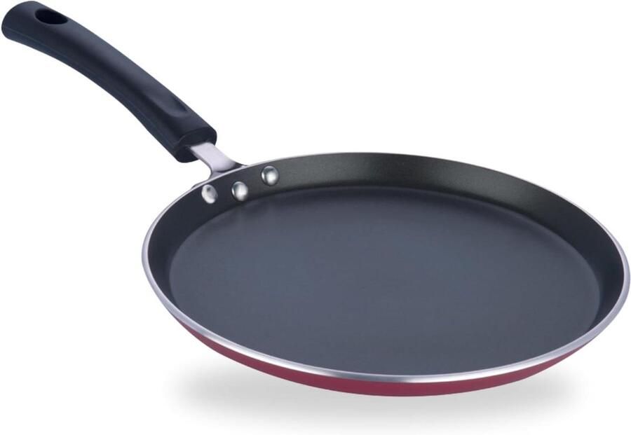 Koekenpan plat Pannenkoeken bakken Krasbestendige anti-aanbaklaag 28 cm Zwart