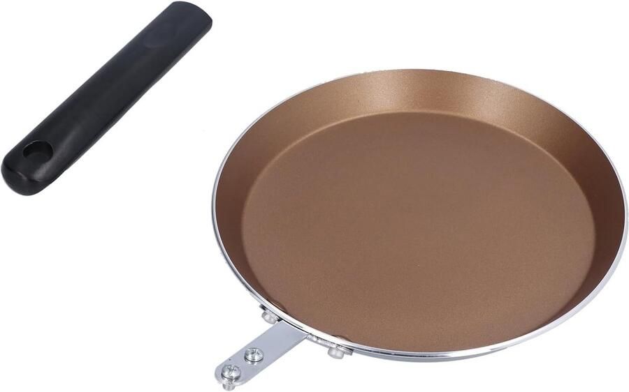 Koekenpan plat Pannenkoeken bakken Medische steen coating 28 cm Meerkleurig