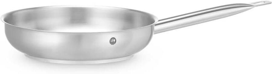 Koekenpan Profi pan Koken op inductie Koel handvat Ø 24 cm Zilver