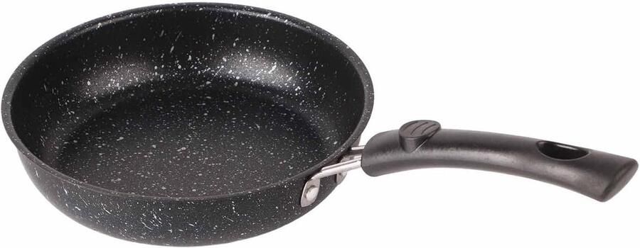 Koekenpan Roestvrij Staal Koekenpan Eieren Bakken Snelle Gelijkmatige Warmte 18 cm Zilver