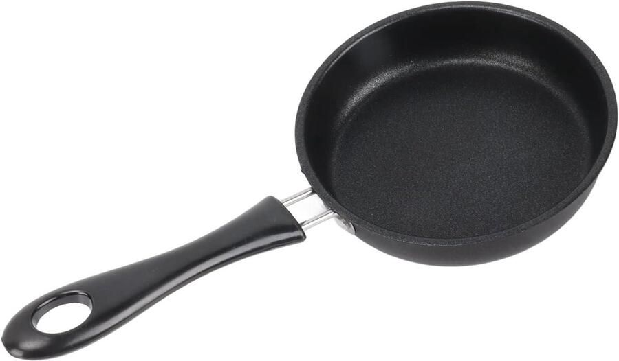 Koekenpan Roestvrij Staal Koekenpan Omelet Eieren Bakken Antiaanbaklaag 12 cm Zilver