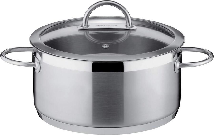 Koekenpan Roestvrij Staal Kookpan Keuken Culinaire Bereidingen 3-Laags Sandwichbodem 16 cm Diameter Zilverkleurig