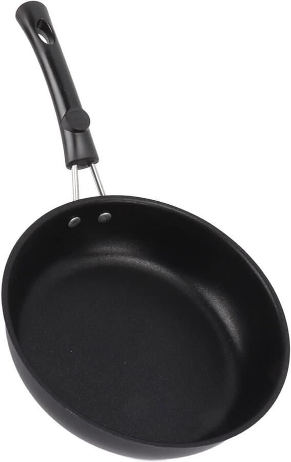 Koekenpan Roestvrijstaal Gezond Koken Antiaanbaklaag 18 cm Zilver