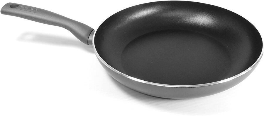 Koekenpan Rond Koekenpan Bakpan Dagelijks Koken Gerecycled Aluminium 28 cm Grijs