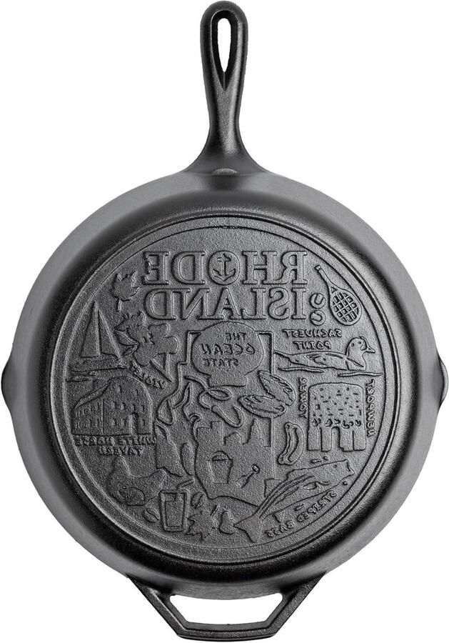 Koekenpan Rond Koekenpan Koken aanrecht Gietijzeren constructie 3365 cm Zwart