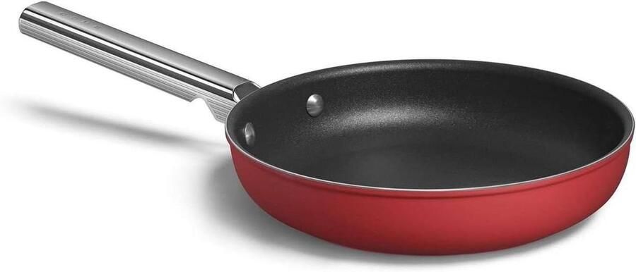 Koekenpan Rood Koekenpan Aluminium Gezond Koken Gepatenteerde Bodem 30 cm Rood