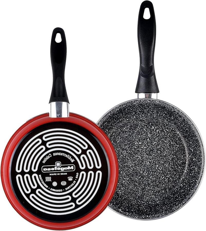Koekenpan Rood Koken op Inductie PFOA-vrije antiaanbaklaag 32 cm Rood