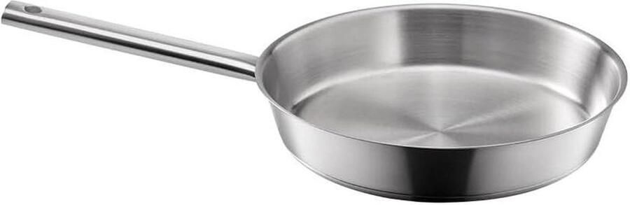 Koekenpan RVS Gezond Koken Roestvrij Staal AISI 304 24 cm Metaal