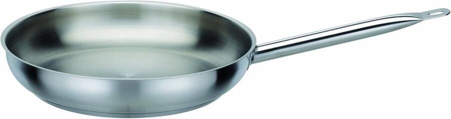 Koekenpan RVS Koekenpan Koken en Bakken Energiebesparende Bodem 28 cm Zilver