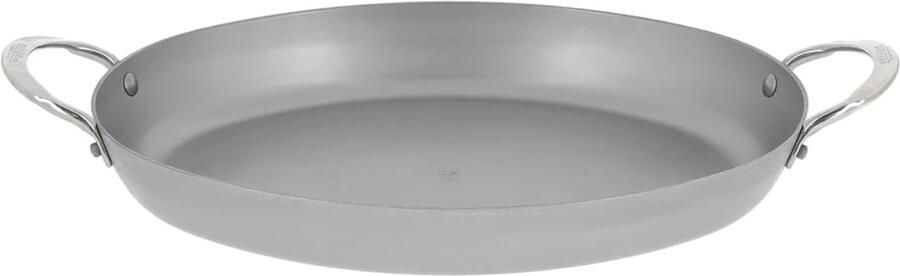 Koekenpan RVS Koken en Bakken Zwaar Materiaal 36 cm Zilver