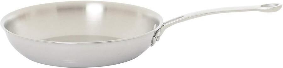 Koekenpan RVS Snel Garen Tri-Ply Constructie 24 cm Zilver