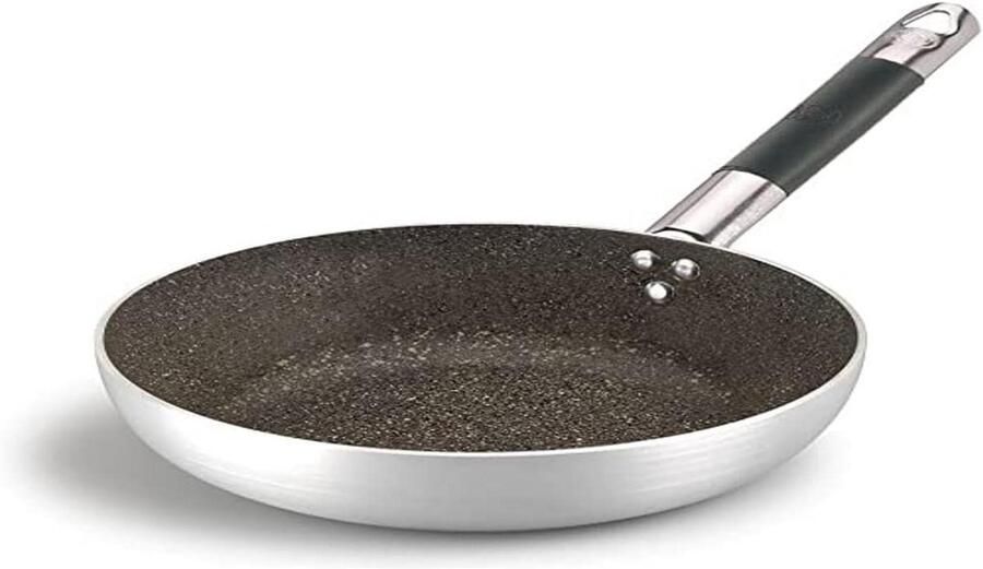 Koekenpan Sauté pan Koken en bakken Eén koel handvat 40 cm diameter Zilver