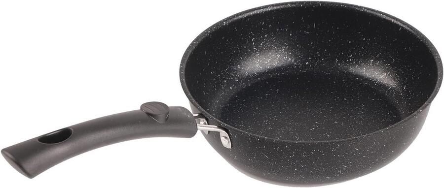 Koekenpan Set Antiaanbakpan Koekenpan Snel Koken Gelijkmatige Warmtegeleiding 20cm Diameter
