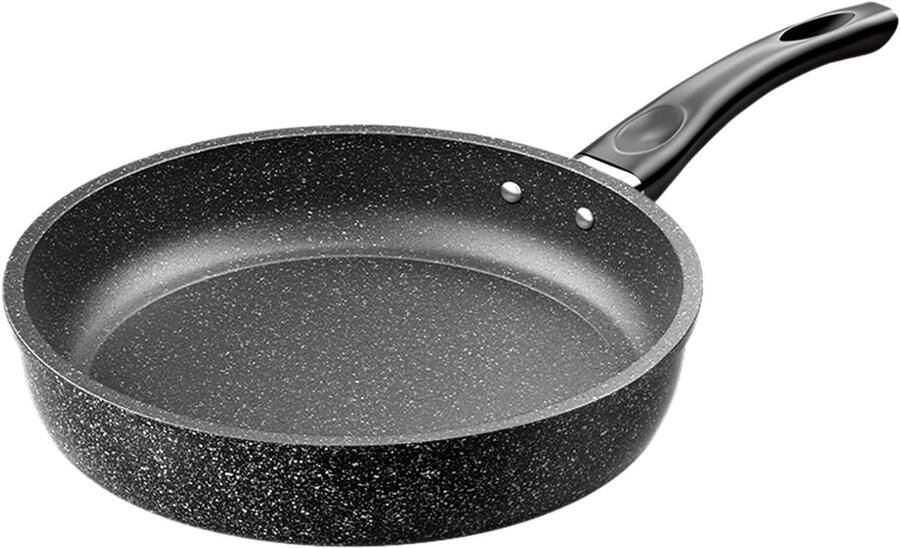 Koekenpan set Koken op inductie Verbeterde kookprestaties 26 cm Zwart