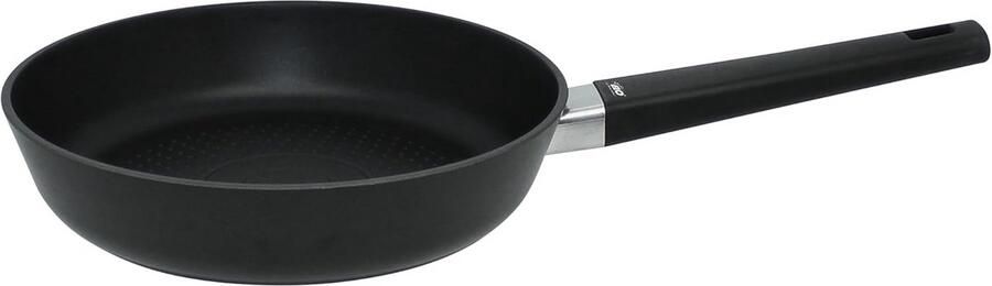 Koekenpan Smart pan Crispy braden Honingraat bodem 24 cm Zwart