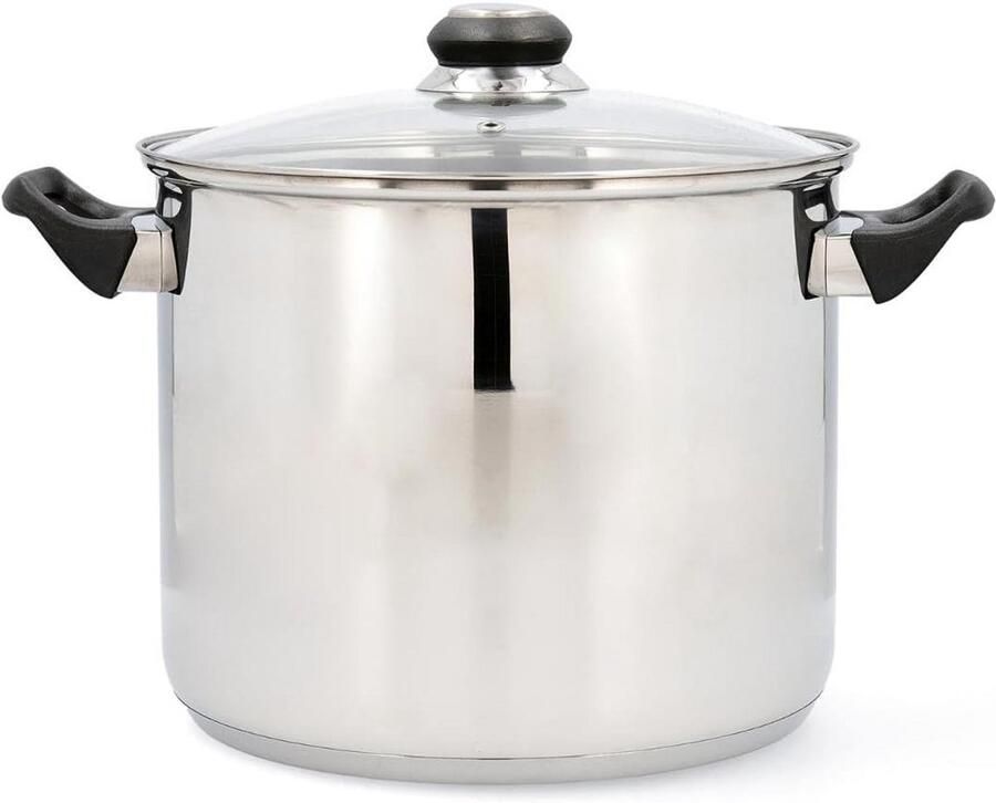 Koekenpan Staal Keukenpan Koken en Bakken Goede Warmteverdeling 24 x 19 cm Zilver