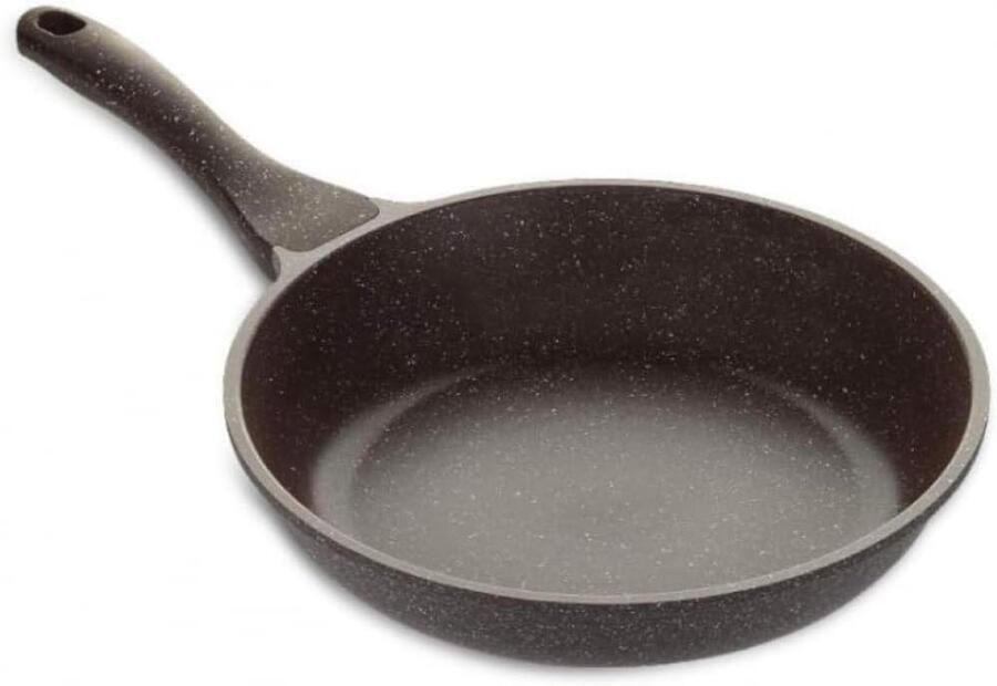 Koekenpan Steak pan Dagelijks koken Steen afgeleide coating 20 cm Zwart