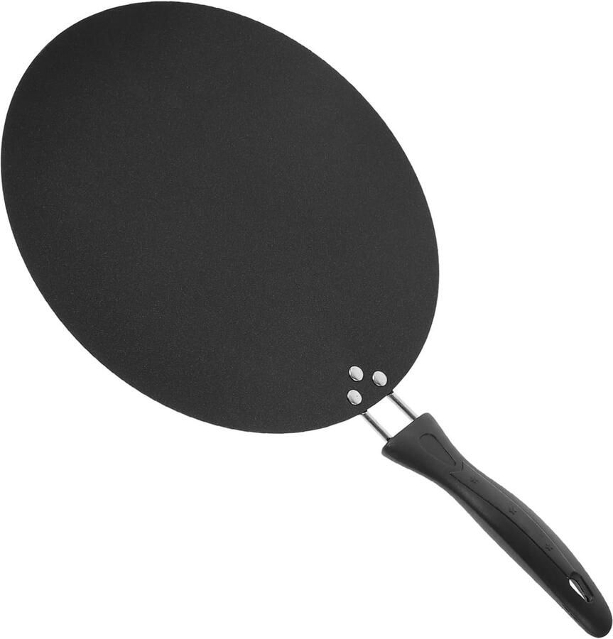 Koekenpan Steakpan Pannenkoeken Bakken Antiaanbaklaag 30 cm Diameter Zwart