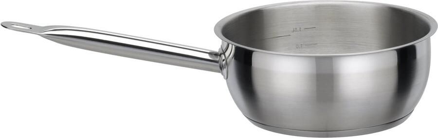 Koekenpan Steelpan Koken en braden Extra zware kwaliteit 20 cm Zilver