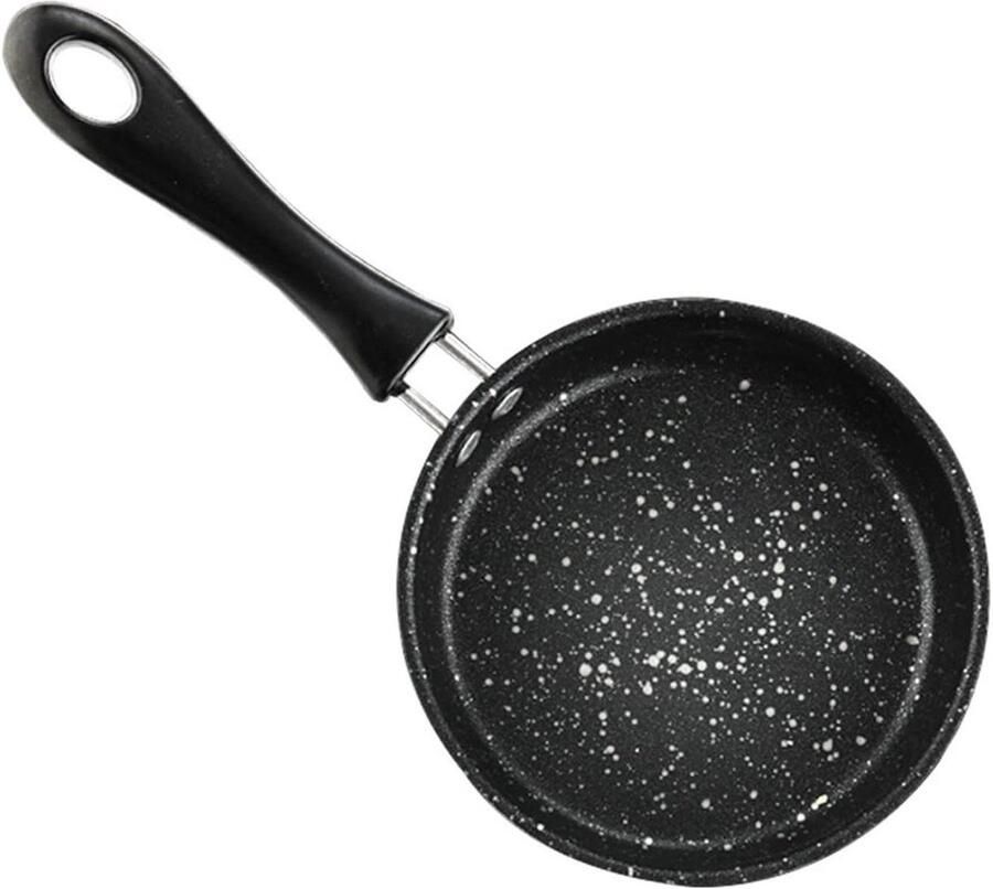 Koekenpan Steelpan Kookpot Eieren Bakken Keramische Binnenkant Niet gespecificeerd Zwart