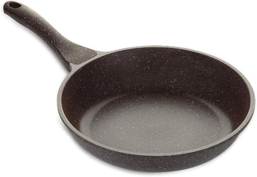 Koekenpan Steen coating Eieren bakken Giftvrije steenlaag 20 cm Grijs