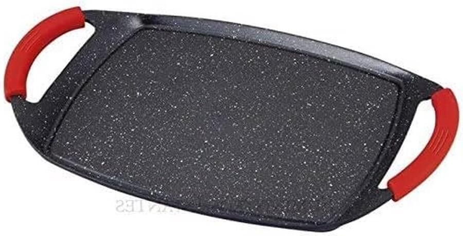 Koekenpan Steenlook Non-stick Pan Koken op Inductie PFOA-vrij 36 cm Zwart