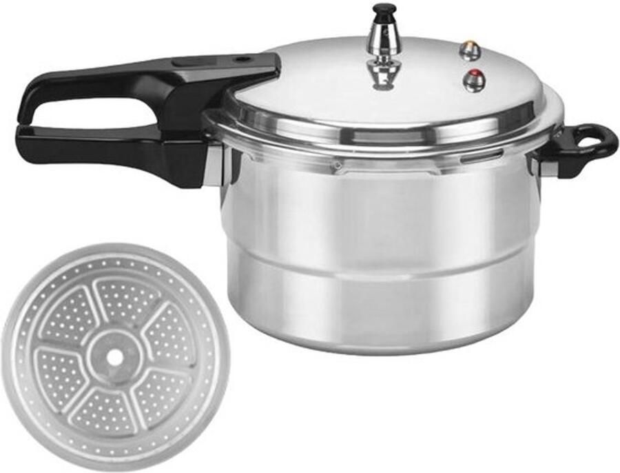 Slow Cooker Stoofpan Elektrisch Gezinsmaaltijden Bereiden Stoommand Inclusief 5 Liter Zilver