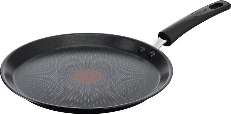Koekenpan Tawa pan Lekker koken Slimme temperatuurindicator 28 cm Zwart