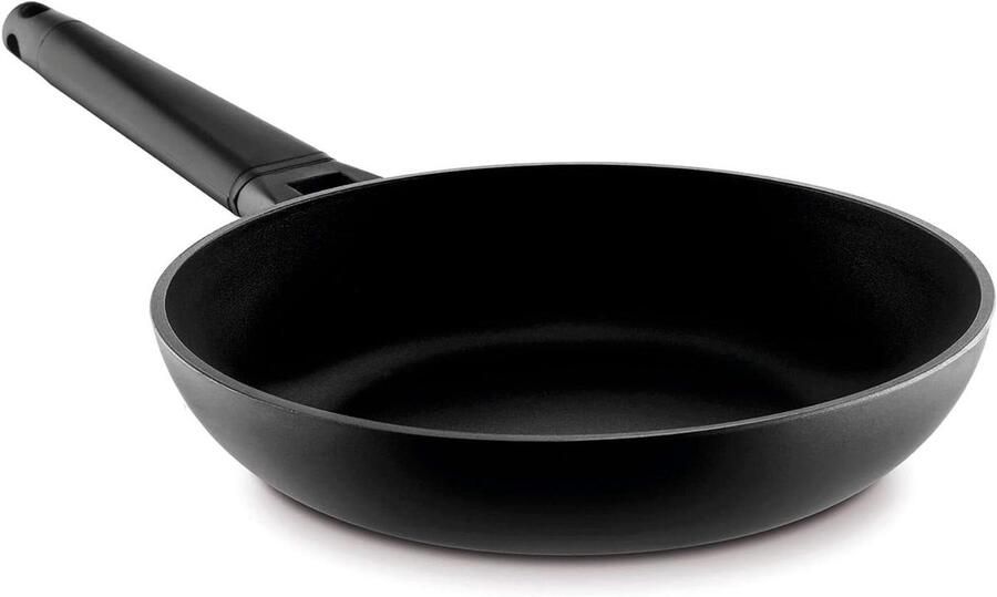 Koekenpan Thuis koken Verwijderbaar handvat 30 cm Zwart