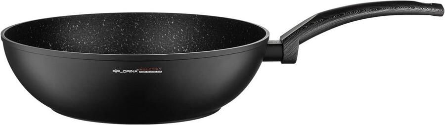 Koekenpan Universele pan Snel bakken Full Induction bodem 18 cm Zwart