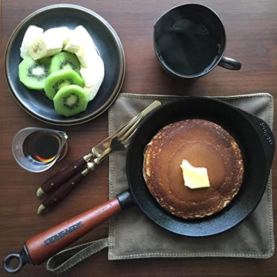 Koekenpan van gietijzer 18 cm voor optimaal braden en bakken