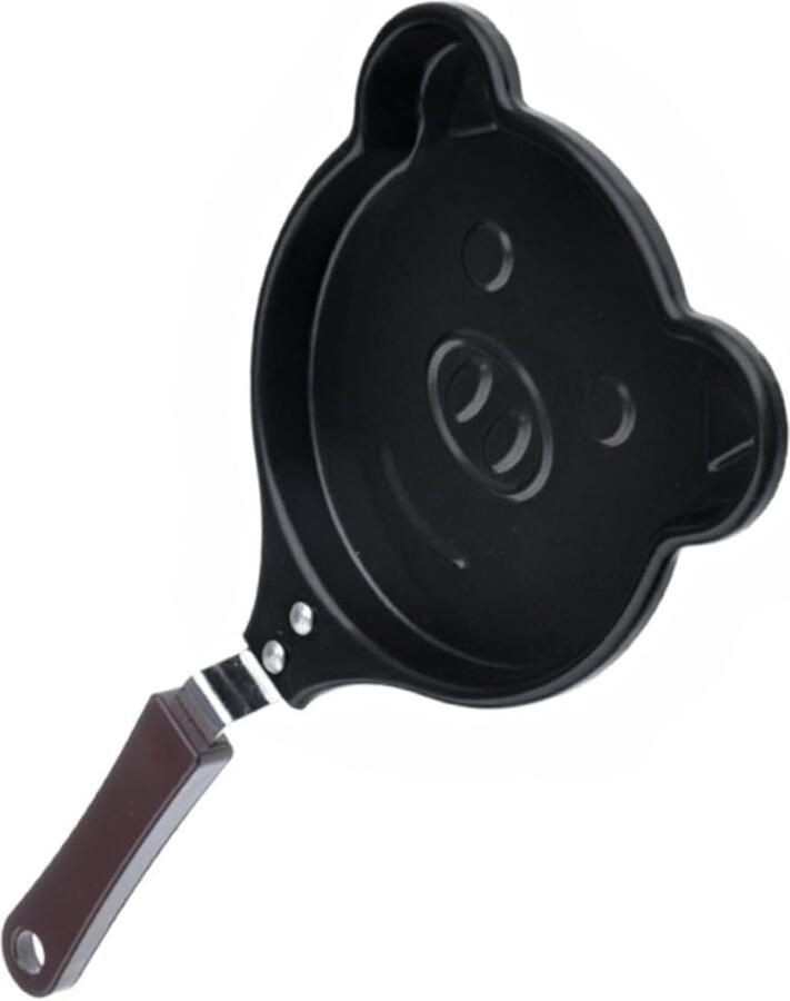 Koekenpan Varkensvorm Eierpan Grillpan Ontbijt Maken Antiaanbaklaag 13 x 1 x 3 cm
