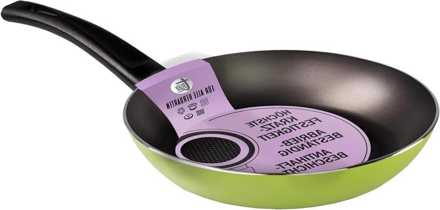 Koekenpan Vetarm Koken Antiaanbaklaag 24 cm Groen