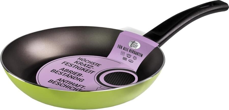 Koekenpan Vetarm Koken Titanium Antiaanbaklaag 24 cm Groen