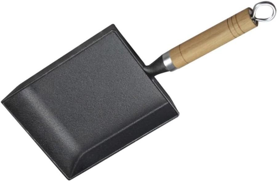 Koekenpan Vierkant Ontbijtpan Grillpan Lekker Ontbijten Antiaanbaklaag 37x15 cm Assorti