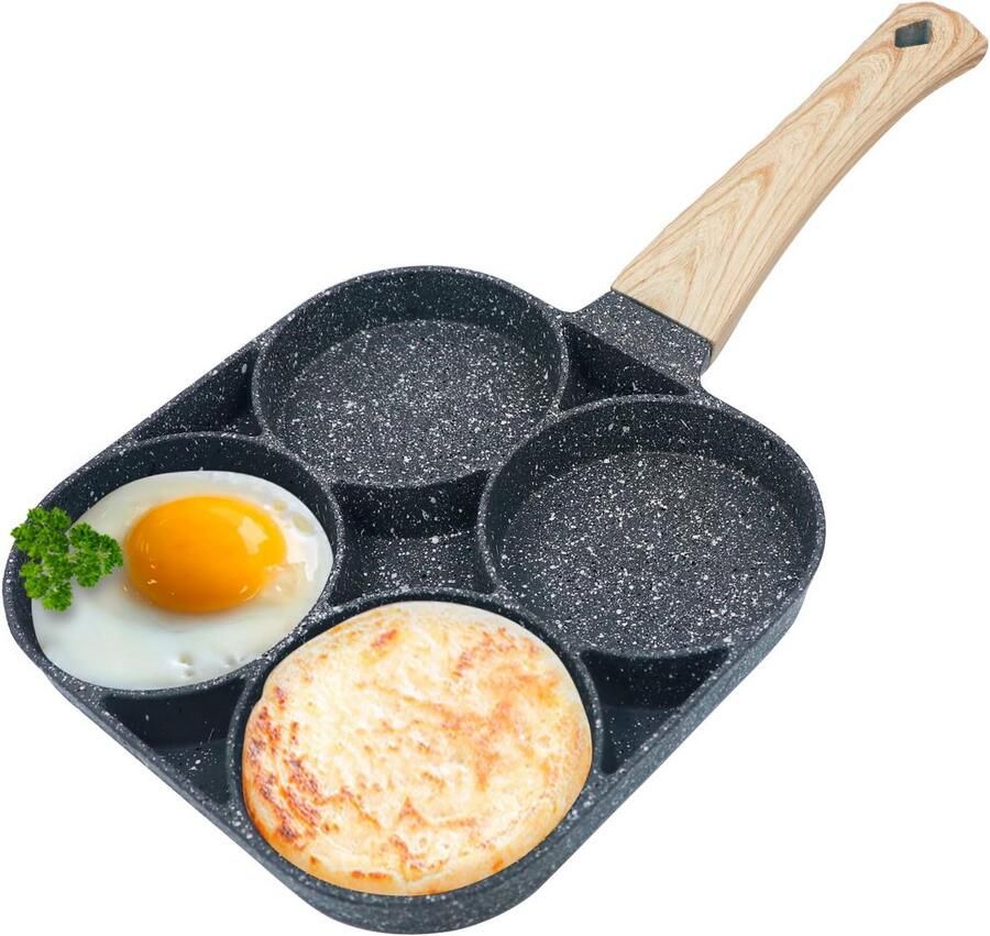 Koekenpan voor Eieren en Pannenkoeken Non-stick Omelet Pan met Antiaanbaklaag