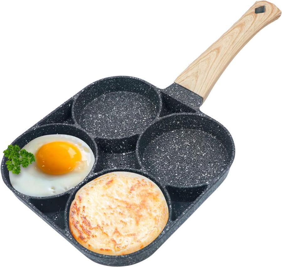 Koekenpan voor Eieren en Pannenkoeken Non-stick Omelet Pan met Antiaanbaklaag