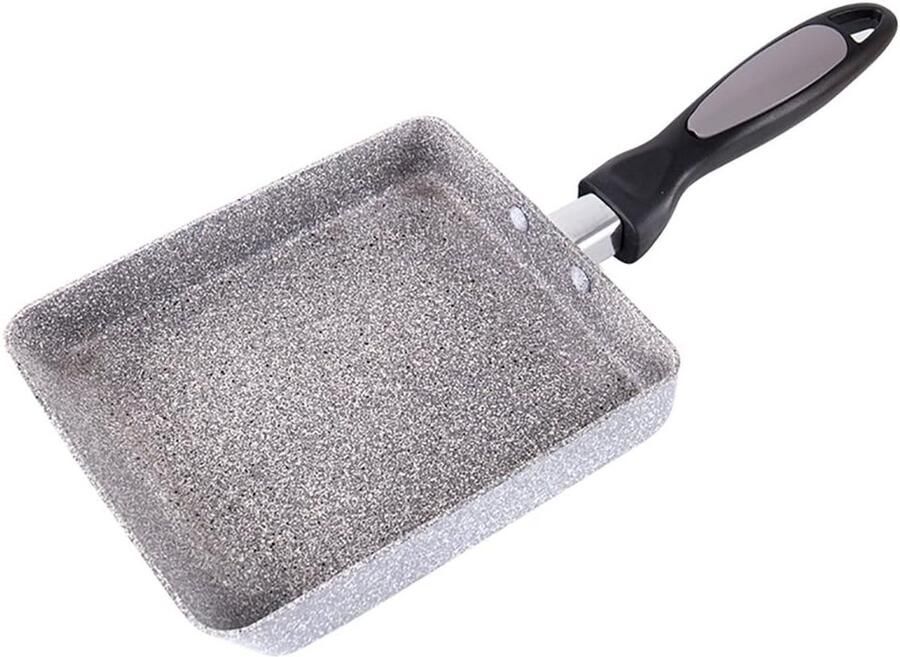 Koekenpan voor Japanse Omelet en Omeletten Anti-aanbak en Geschikt voor Inductie