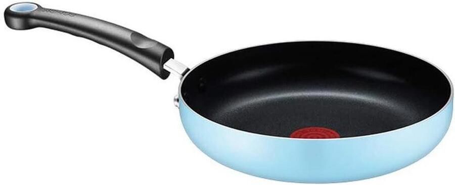 Koekenpan Wok Dagelijks Koken Hard-geanodiseerd 26 cm Blauw