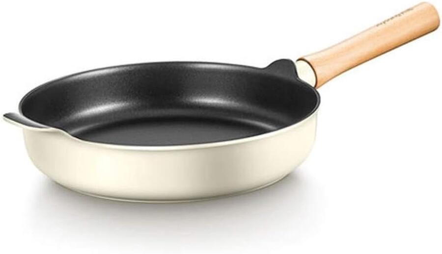 Koekenpan Wok Pan Lekker Koken Krasbestendige Anti-aanbaklaag 26 cm Zwart