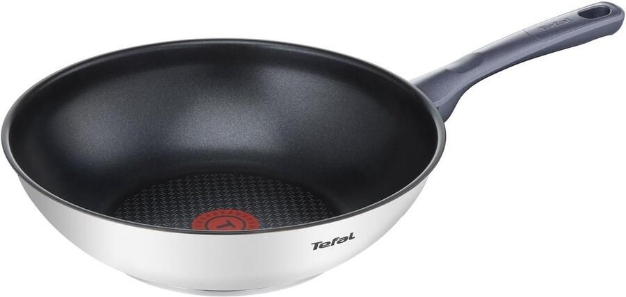 Koekenpan Wokpan Braadpan Dagelijks Koken Titanium Coating 28 cm Roestvrij Staal