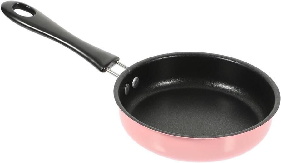 Koekenpan Wokpan Omeletpan Ontbijt Maken Gelijkmatige Verwarming 25x13x3cm Roze