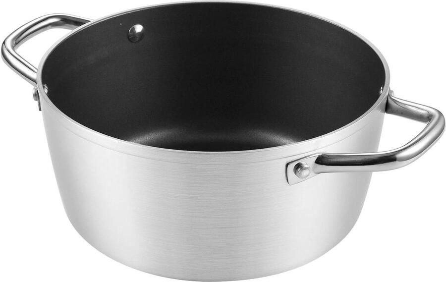 Koekenpan Zilver Koekenpan Koken Geschikt alle warmtebronnen 33.5 cm Zilver