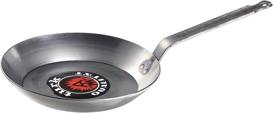 Koekenpan Zware pan Krokant braden Krasbestendig 28 cm Zilver