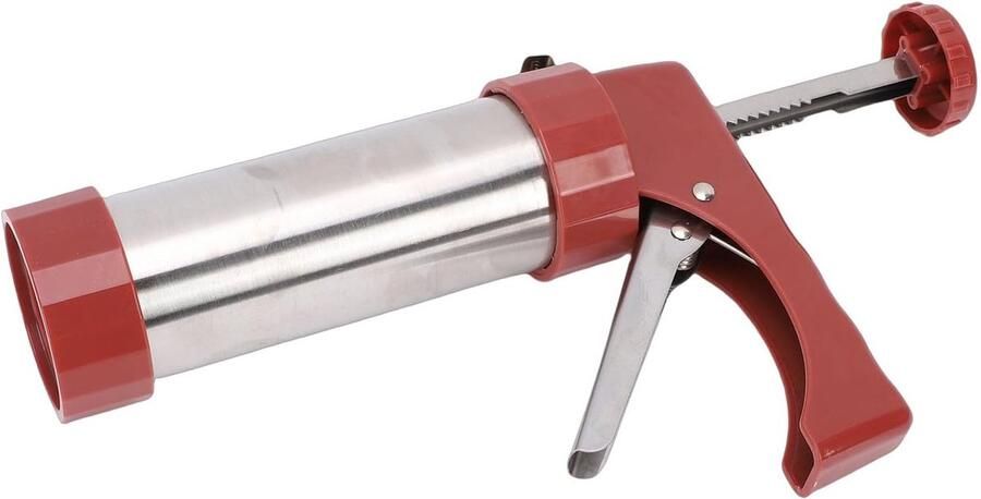 Koekjespers Koekjesmaker Spritz Bakken Decoreren Roestvrijstalen ABS-constructie 22.5 x 15 x 6 cm Zilver